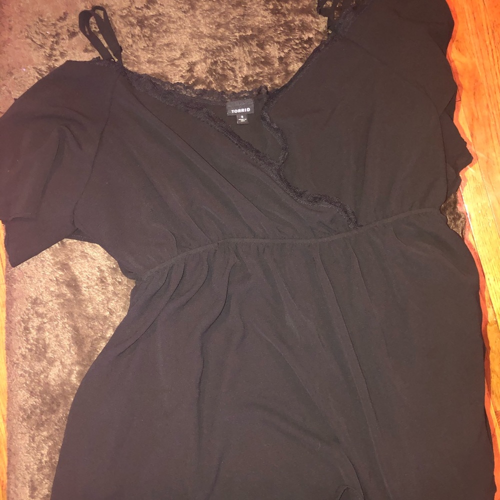 Torrid black blouse